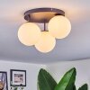 Chehalis Plafoniera, Lampada a sfera Bianco, 3-Luci