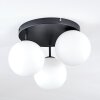Chehalis Plafoniera, Lampada a sfera Bianco, 3-Luci