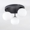 Chehalis Plafoniera, Lampada a sfera Bianco, 3-Luci