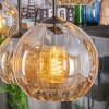Koyoto Lampadario a sospensione, Lampada a sfera, Lampada a sospensione Ambrato, 6-Luci