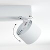 Narel Plafoniera, Faretto da soffitto LED Bianco, 3-Luci