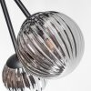 Chehalis Plafoniera, Lampada a sfera 55 cm Grigio fumo, 6-Luci