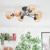 Chehalis Plafoniera, Lampada a sfera 55 cm Ambrato, 6-Luci