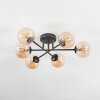 Chehalis Plafoniera, Lampada a sfera 55 cm Ambrato, 6-Luci