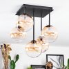 Chehalis Plafoniera, Lampada a sfera Ambrato, Chiaro, 5-Luci