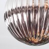 Chehalis Plafoniera, Lampada a sfera Ambrato, Chiaro, Grigio fumo, 5-Luci