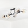 Ripoll Plafoniera, Lampada a sfera Ambrato, Chiaro, Grigio fumo, 10-Luci