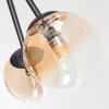 Chehalis Plafoniera, Lampada a sfera 62 cm Ambrato, Chiaro, 6-Luci