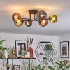 Chehalis Plafoniera, Lampada a sfera 55 cm Blu, Verde, Ramato, 6-Luci