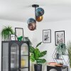 Koyoto Plafoniera, Lampada a sfera 31 cm Blu, Oro, Ramato, 4-Luci
