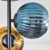 Koyoto Plafoniera, Lampada a sfera 31 cm Blu, Oro, Ramato, 4-Luci