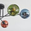 Koyoto Plafoniera, Lampada a sfera 78 cm Blu, Verde, Ramato, 6-Luci