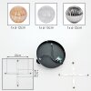 Chehalis Plafoniera, Lampada a sfera 30 cm Ambrato, Chiaro, Grigio fumo, 3-Luci