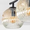 Ripoll Plafoniera, Lampada a sfera Ambrato, Chiaro, 2-Luci