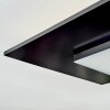 Barullu Plafoniera, Panel LED Aspetto del legno, Nero, Bianco, 1-Luce
