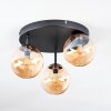 Chehalis Plafoniera, Lampada a sfera 30.5 cm Ambrato, 3-Luci