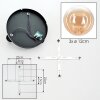 Chehalis Plafoniera, Lampada a sfera 30.5 cm Ambrato, Chiaro, 3-Luci