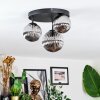 Chehalis Plafoniera, Lampada a sfera 30 cm Grigio fumo, 3-Luci