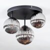 Chehalis Plafoniera, Lampada a sfera 30 cm Grigio fumo, 3-Luci