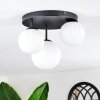 Chehalis Plafoniera, Lampada a sfera 30 cm Bianco, 3-Luci