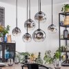 Ripoll Lampadario a sospensione, Lampada a sfera, Lampada a sospensione Chiaro, Grigio fumo, 6-Luci