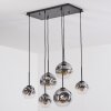 Ripoll Lampadario a sospensione, Lampada a sfera, Lampada a sospensione Chiaro, Grigio fumo, 6-Luci