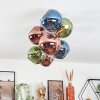 Koyoto Plafoniera, Lampada a sfera Oro, Nero, 8-Luci