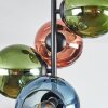 Koyoto Plafoniera, Lampada a sfera 31 cm Blu, Verde, Ramato, 4-Luci
