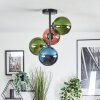 Gastor Plafoniera, Lampada a sfera 32 cm Blu, Verde, Ramato, 4-Luci