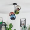 Gastor Plafoniera, Lampada a sfera 32 cm Blu, Cromo, Verde, Ramato, Grigio fumo, 4-Luci