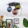 Chehalis Plafoniera, Lampada a sfera 30 cm Blu, Verde, Ramato, 3-Luci