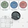 Chehalis Plafoniera, Lampada a sfera 30 cm Blu, Verde, Ramato, 3-Luci