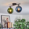 Gastor Plafoniera, Lampada a sfera Blu, Verde, 2-Luci