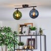 Gastor Plafoniera, Lampada a sfera Blu, Verde, 2-Luci