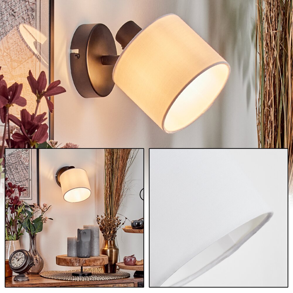 Alsen Applique, Faretto da parete Nero, 1-Luce main product photo