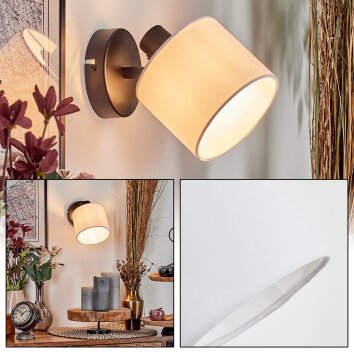 Alsen Applique, Faretto da parete Nero, 1-Luce Alsen Applique, Faretto da parete Nero, 1-Luce