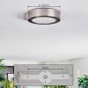 Tavin Plafoniera LED Nichel opaco, 1-Luce