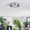 Tavin Plafoniera LED Nichel opaco, 1-Luce