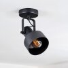 Tylar Plafoniera, Faretto da soffitto Nero, 1-Luce