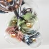 Gastor Plafoniera, Lampada a sfera Blu, Cromo, Verde, Chiaro, Ramato, Grigio fumo, 8-Luci