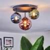 Chehalis Plafoniera, Lampada a sfera 32 cm Blu, Verde, Ramato, 3-Luci