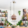 Koyoto Lampadario a sospensione, Lampada a sfera, Lampada a sospensione Oro, 1-Luce