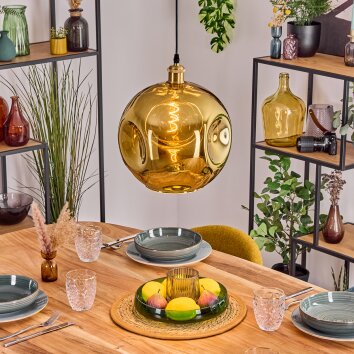 Ripoll Lampadario a sospensione, Lampada a sfera, Lampada a sospensione Oro, 1-Luce