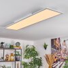 Belan Plafoniera, Panel LED Bianco, 1-Luce, Telecomando