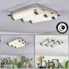 Zamar Plafoniera LED Cromo, 3-Luci