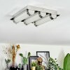 Zamar Plafoniera LED Cromo, 3-Luci