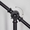 Albreda Lampada da tavolo LED Nero, 1-Luce