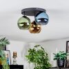 Koyoto Plafoniera, Lampada a sfera 30 cm Blu, Oro, Verde, 3-Luci