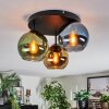 Koyoto Plafoniera, Lampada a sfera 30 cm Blu, Oro, Verde, 3-Luci
