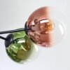 Gastor Plafoniera, Lampada a sfera 62 cm Blu, Cromo, Verde, Chiaro, Ramato, Grigio fumo, 6-Luci